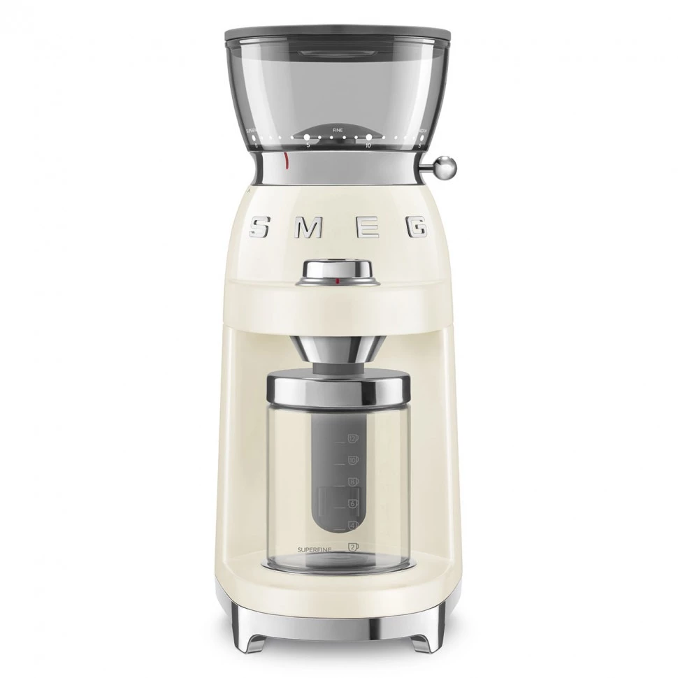 Кофемолка Smeg Кремовый CGF03CREU