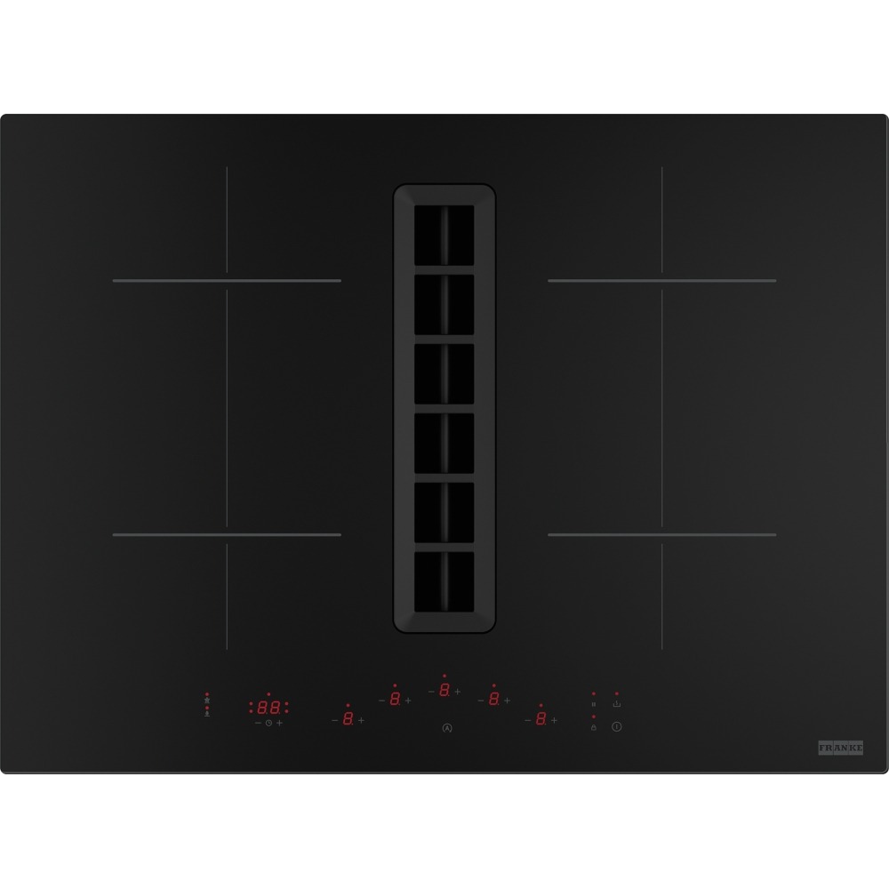 Варочная панель с вытяжкой Franke Черный FSM 7072 4RC HI