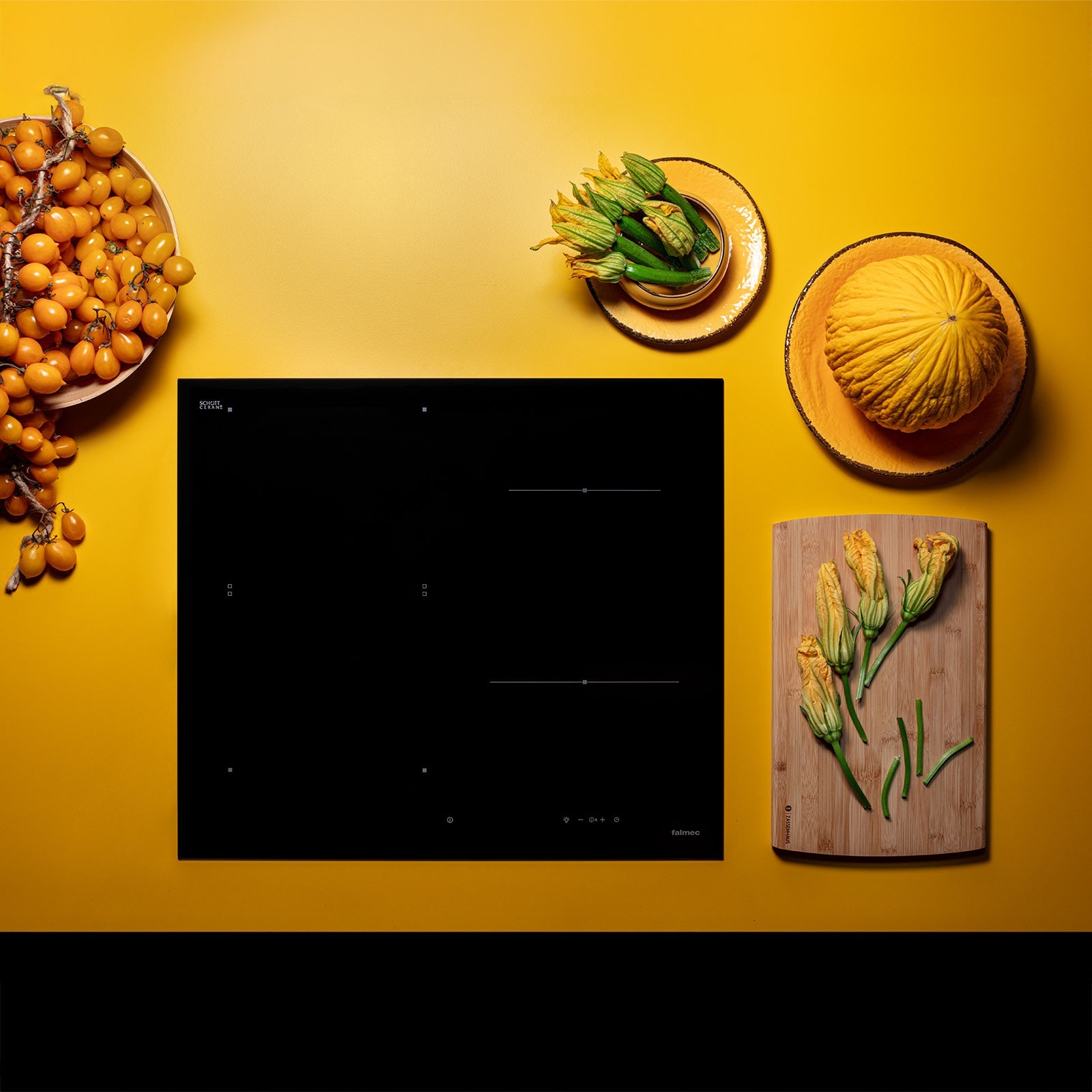 Варочная панель Falmec Черный матовый PIANO INDUZIONE BLACK MATT