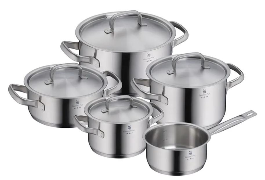 Набор кастрюль 5  шт WMF Нержавеющая сталь GOURMET PLUS
