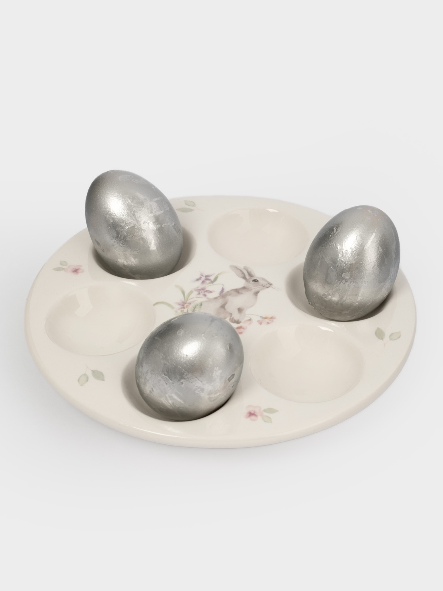 Подставка для яиц ANNA LAFARG Белый Кролик