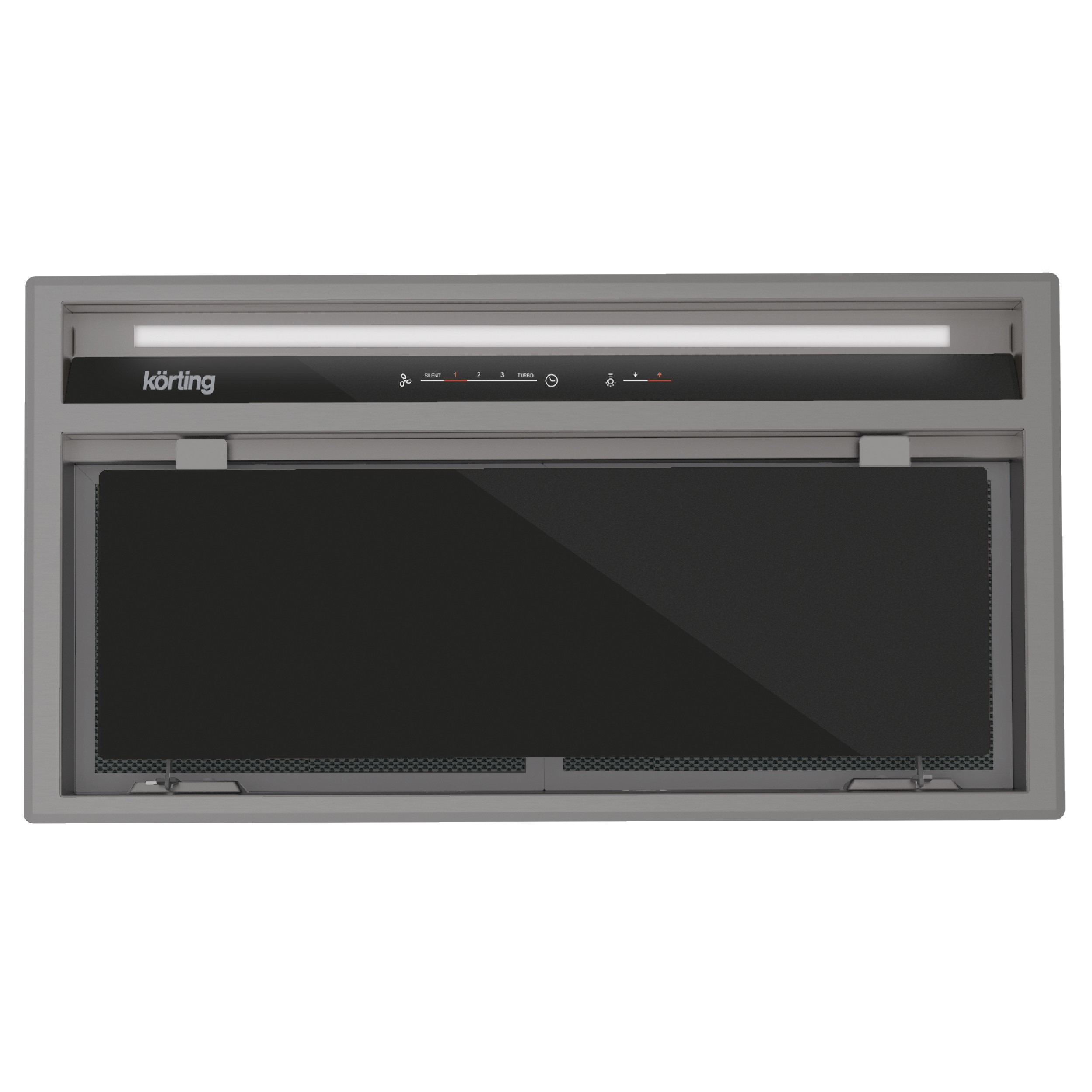 Вытяжка кухонная Korting Черное стекло KHI 60945 DGN