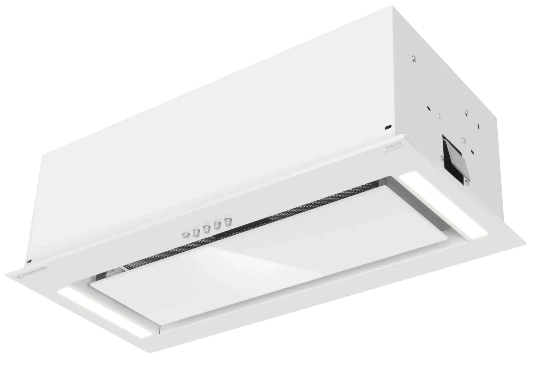 Вытяжка кухонная MEFERI Белый INBOX60WH GLASS POWER