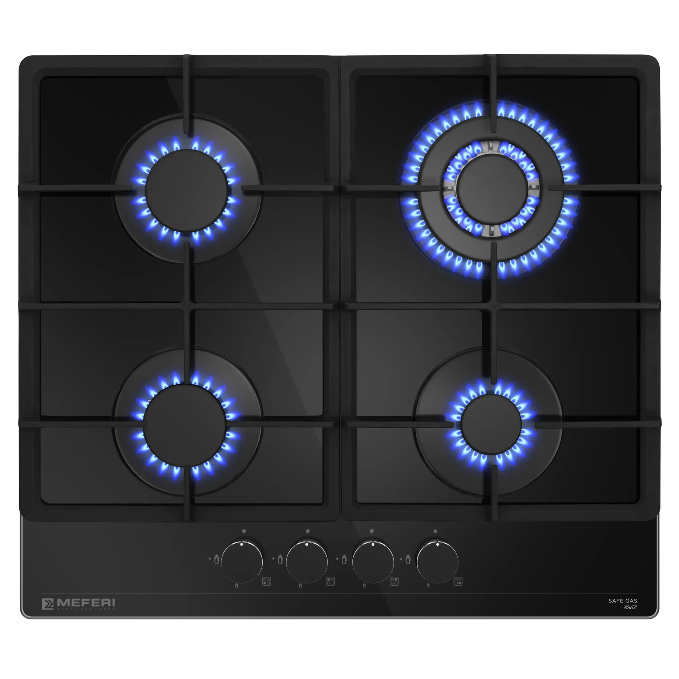 Варочная панель MEFERI Черный MGH604BK GLASS POWER
