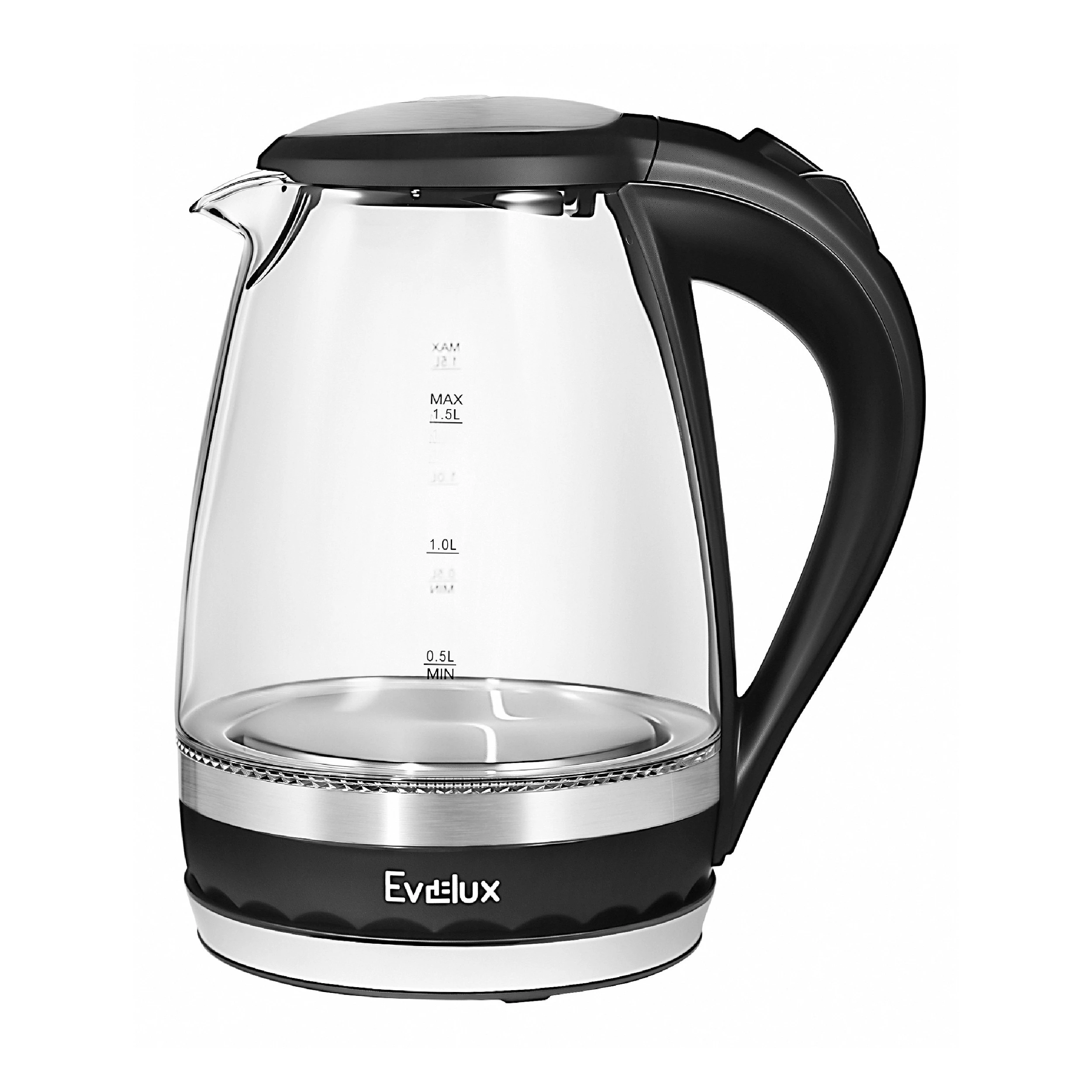 Чайник 1.7 л EVELUX Черный EWK 0904 G