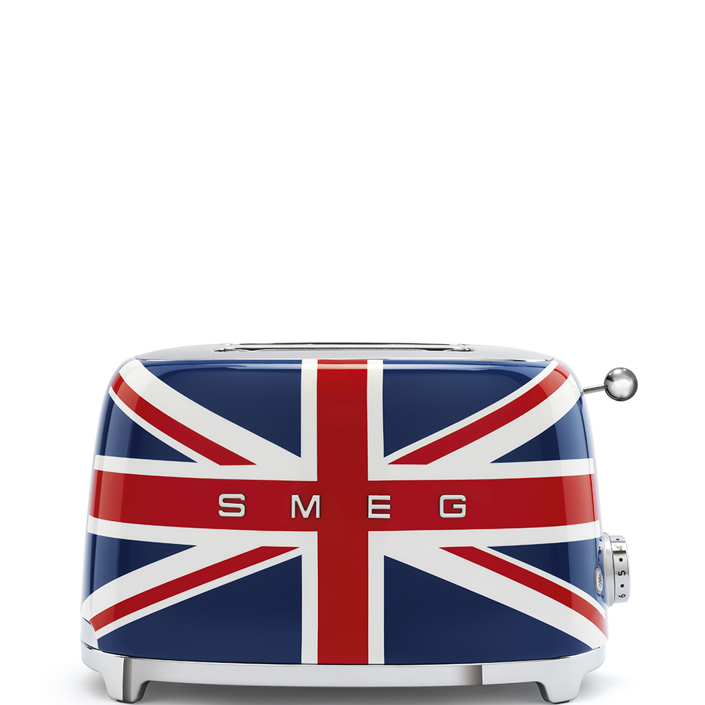 Тостер на 2 ломтика Smeg Британский флаг TSF01UJEU