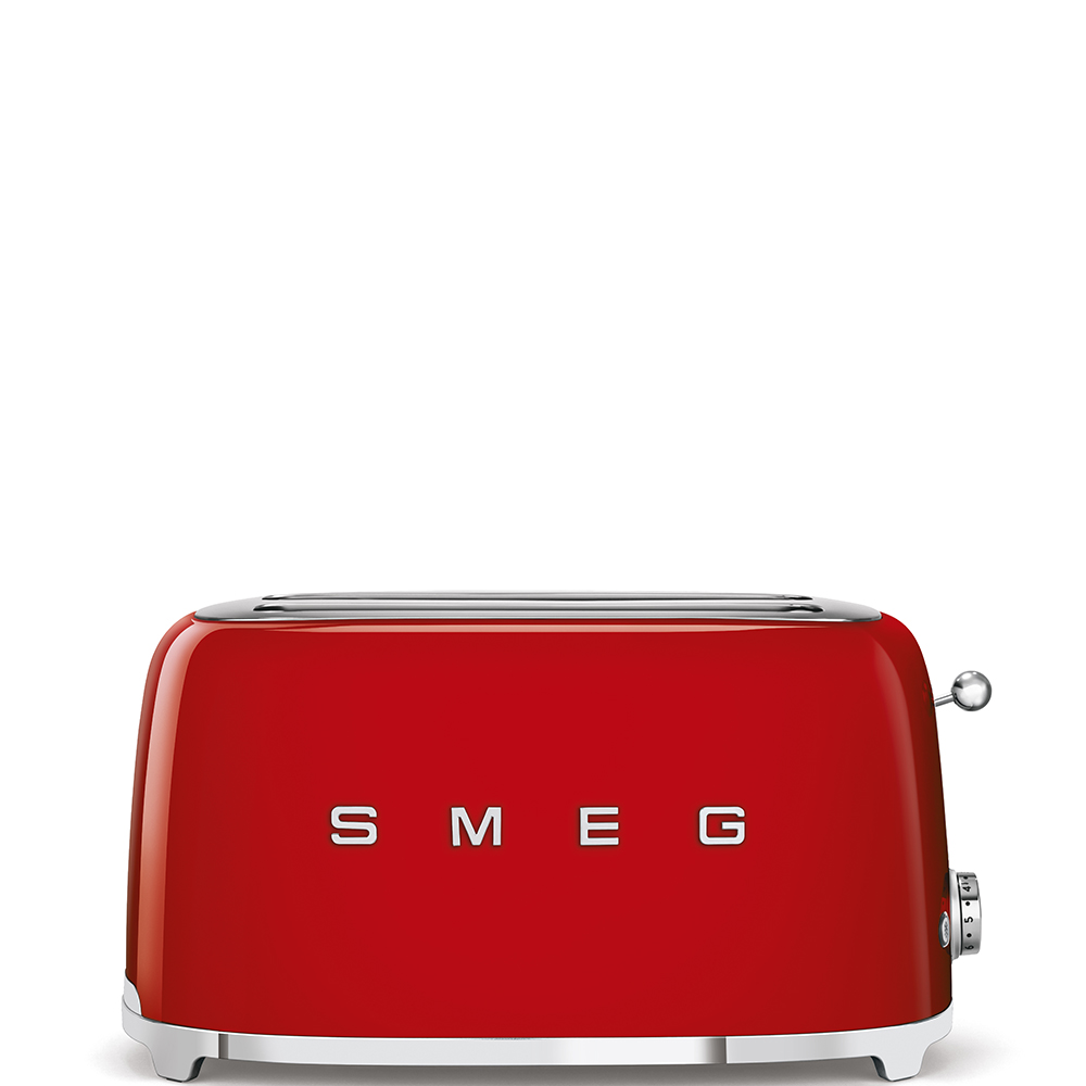 Тостер на 4 ломтика Smeg Красный TSF02RDEU