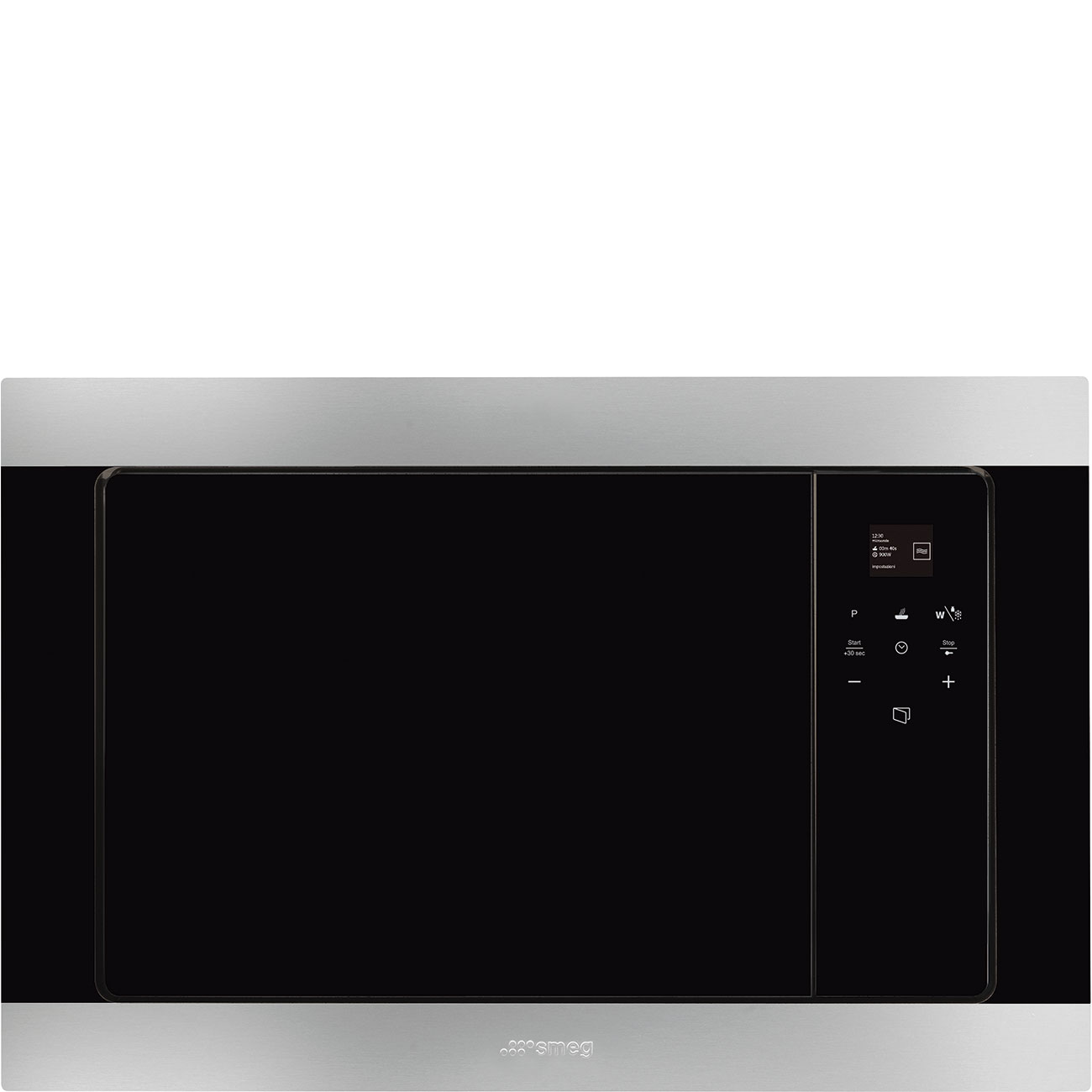 Микроволновая печь Smeg Черное стекло FMI320X2