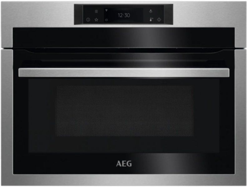 Духовой шкаф с СВЧ Aeg Нержавеющая сталь KME768080M