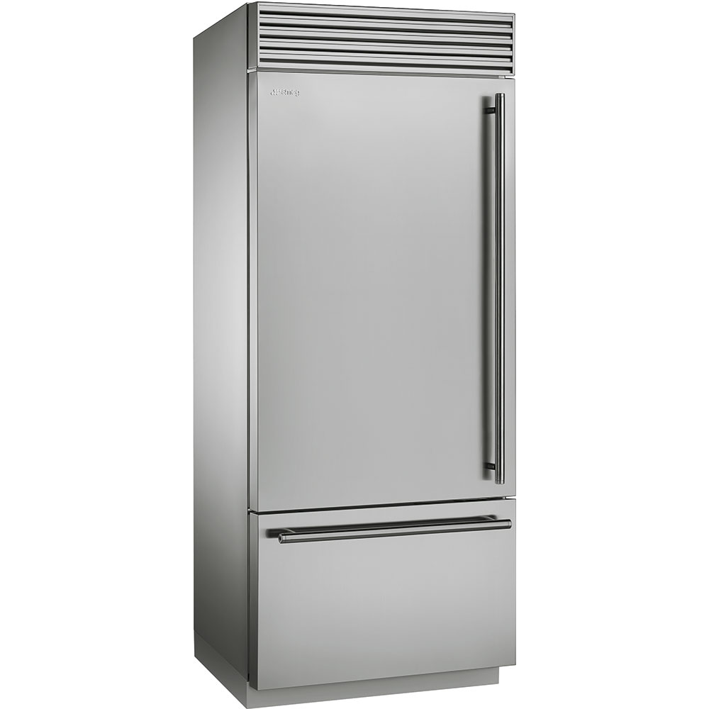 Холодильник комбинированный Smeg Нержавеющая сталь RF396LSIX