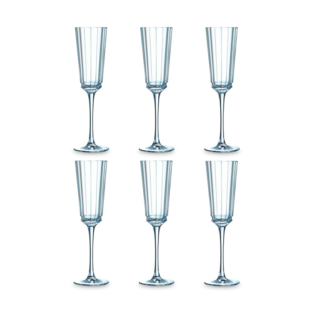 Набор бокалов для шампанского 170 мл, 6 шт CRISTAL DARQUES Q4335