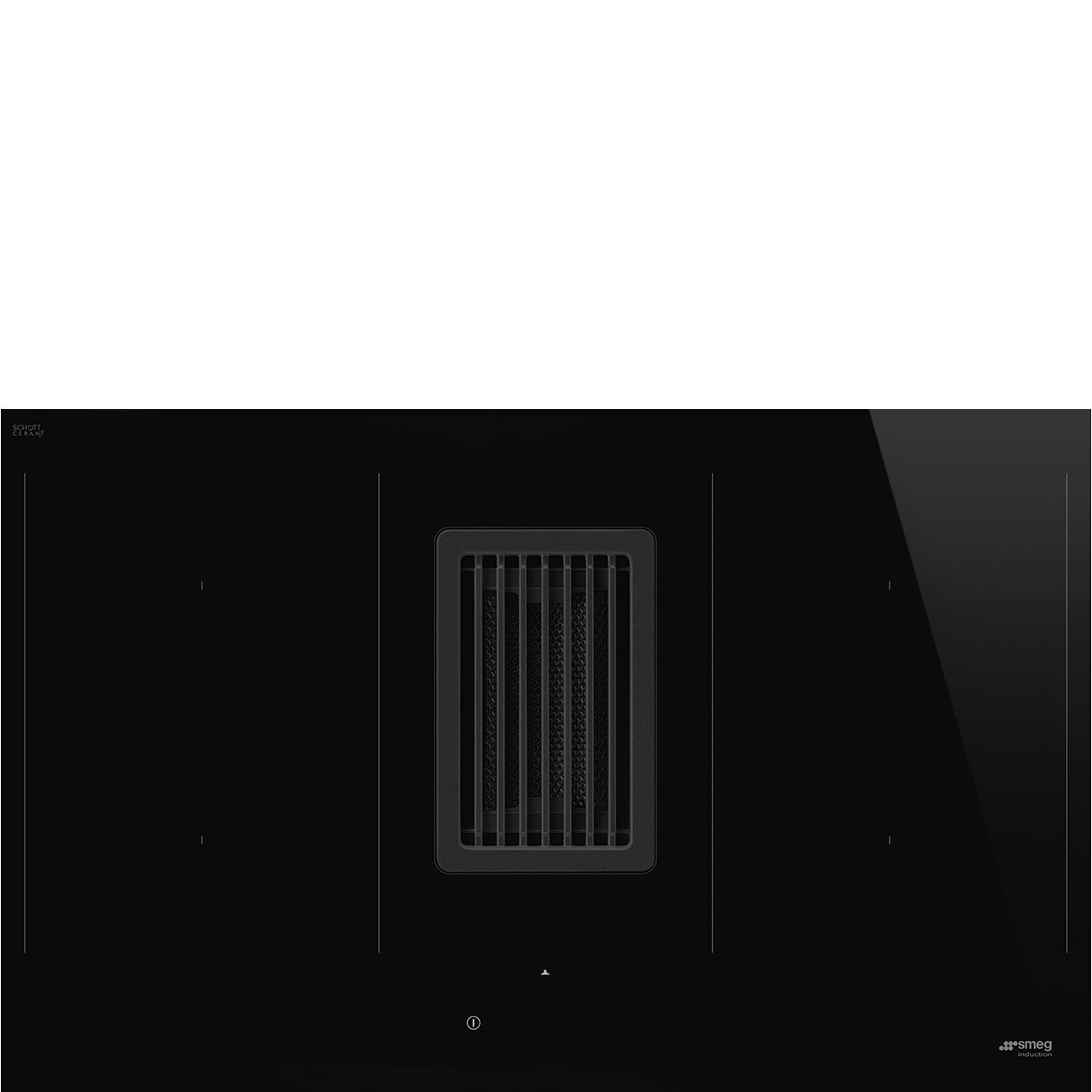 Варочная панель с вытяжкой Smeg Черный HOBD482D